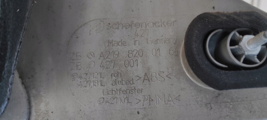 фото №10, Mercedes cls c219 лампа ліва задня a2198200164