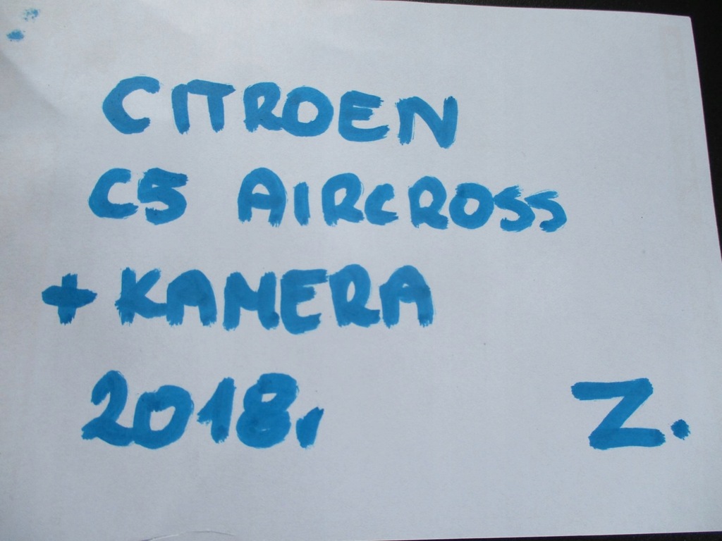 фото №7, Крышка багажника задняя citroen c5 aircross 18r pod камера