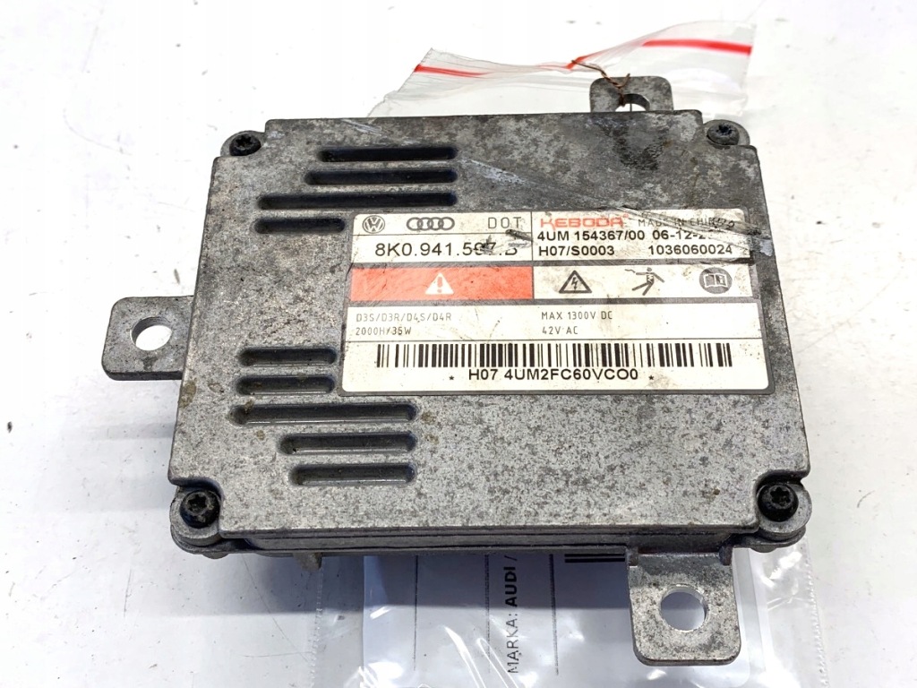 фото №1, Перетворювач ксенон audi a3 8v модуль живильний, освітлення