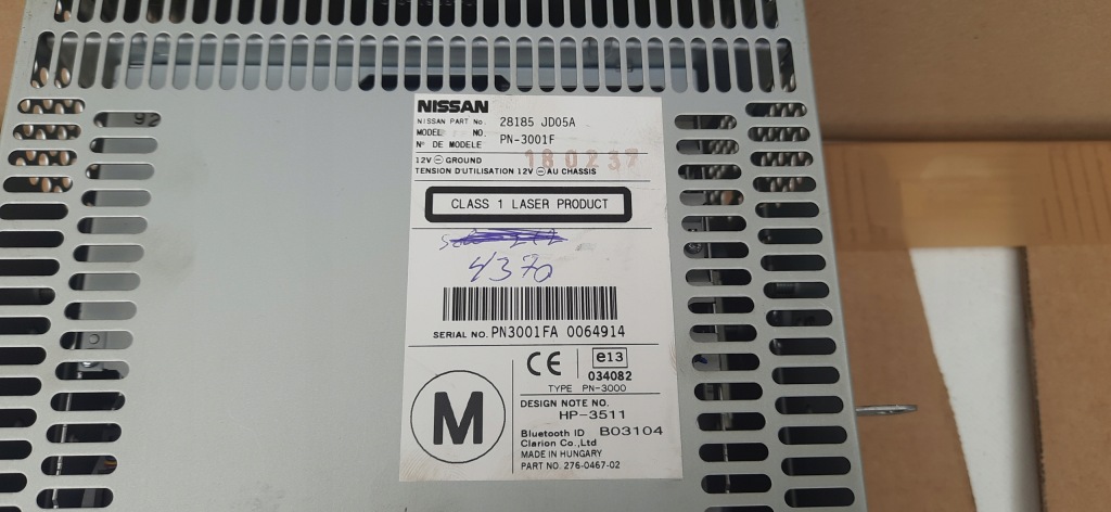 фото №6, Радіо nissan qashqai j10 демонтаж