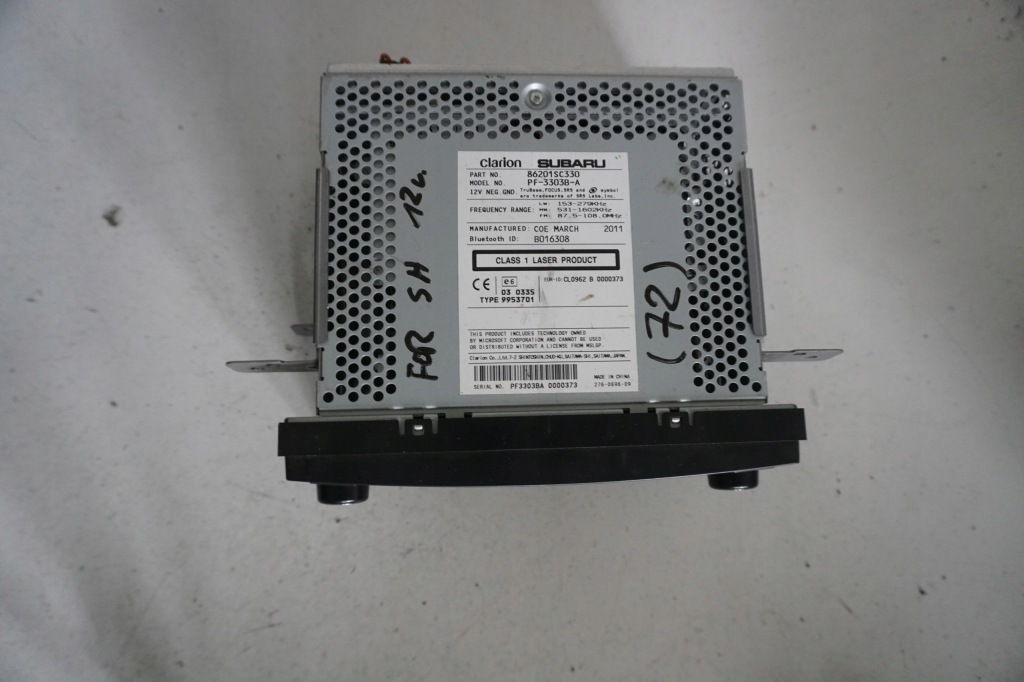 фото №3, Subaru forester sh радиопроигрыватель навигация gps 86201sc330