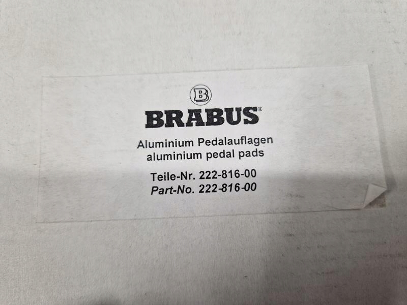 фото №4, Mercedes brabus amg 100052926-900 накладка педаль газа nowa оригинал