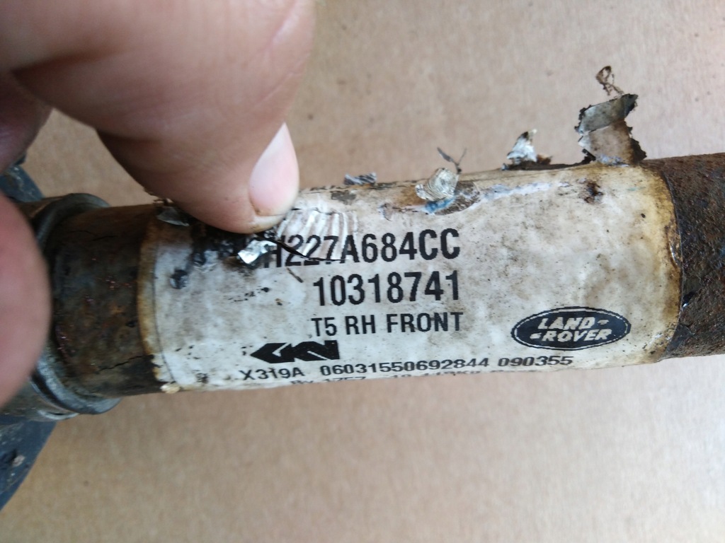 фото №4, Land rov discovery iv 3,0 приводной вал правая 5h227a684cc