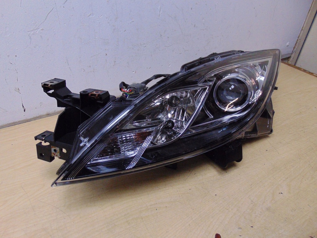 фото №6, Лампа левая перед обычная mazda 6 gh 07- europa