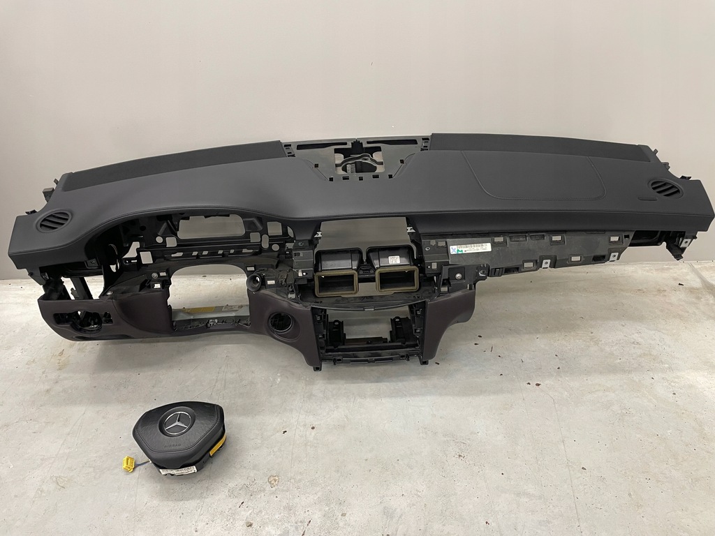 фото №1, Консоль подушка безпеки шкіра коричневий колінна подушка безпеки mercedes cls w218