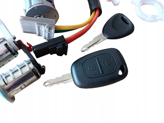 фото №3, Набор комплект замки замки дверь замок зажигания крышка renault master ii 1998-10