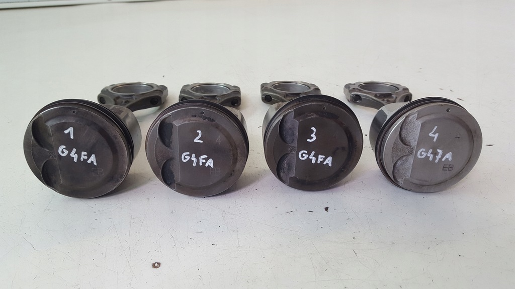 фото №15, Поршень шатун kia 1,4 бензин