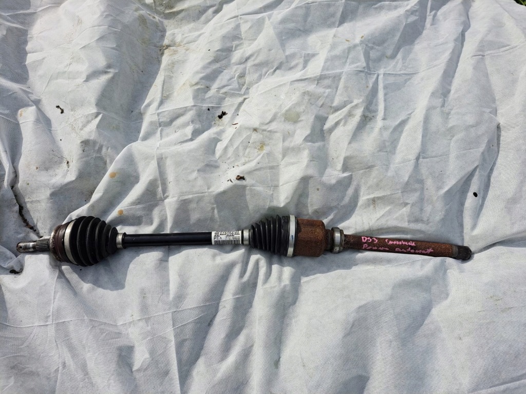 фото №1, Приводной вал правая перед citroen ds3 crossback 1.2 pure tec автоматическая коробка передач 9837405680