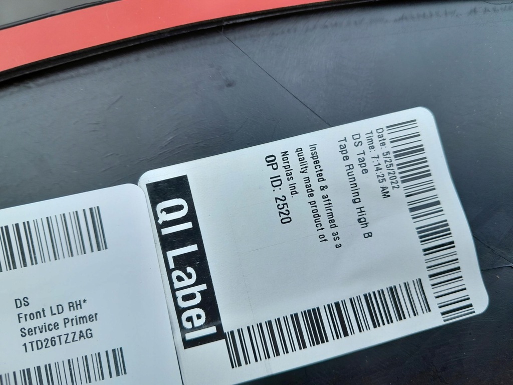 фото №8, Dodge ram 13-18 молдинг na крыло перед правая oryg