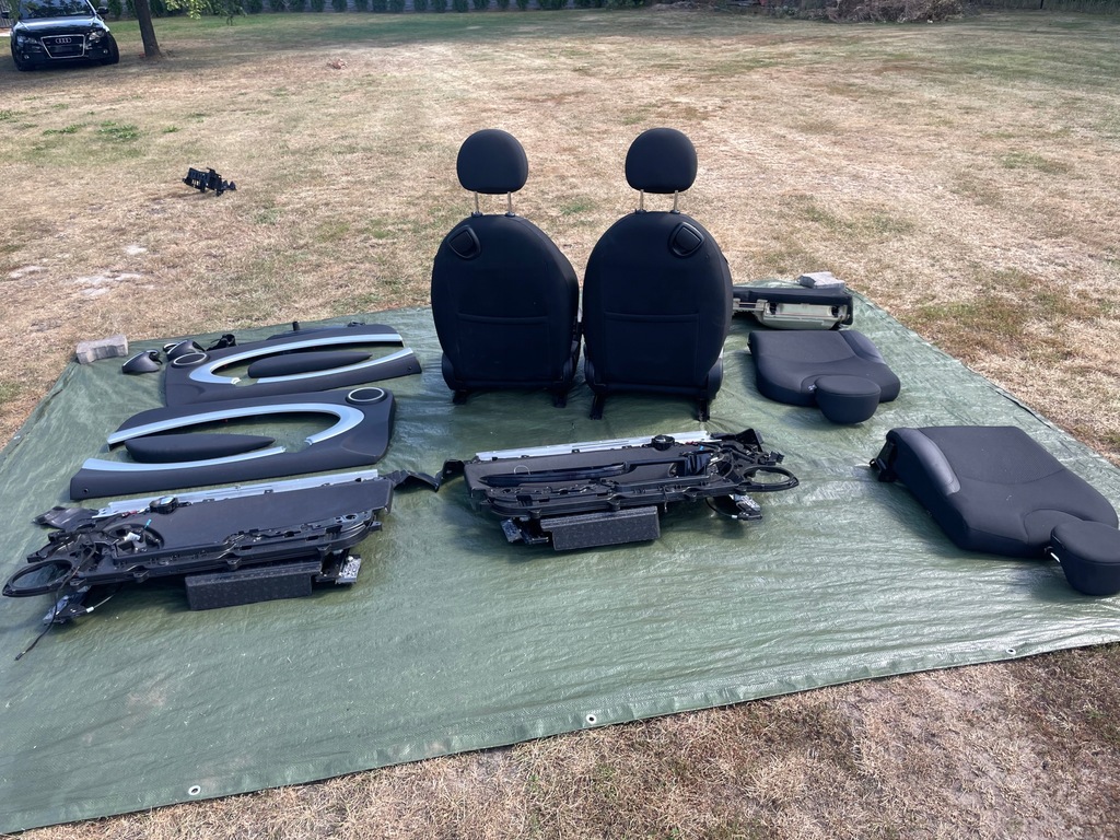 фото №6, Mini cooper s r56i сиденья заднее сиденье подогрев обшивки кожа комплект europa