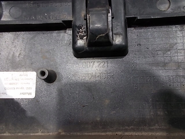 фото №13, Skoda karoq 57a 17- 21 бампер передний решётка радиатора org