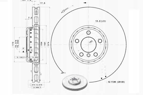 фото №1, Диск гальмівна bmw 7 f01 f02 f03 f04 перед