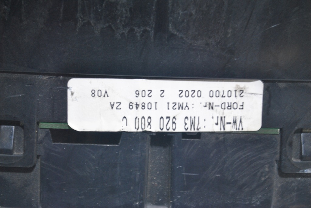 фото №5, Лічильник прилади vw sharan i lift 1.9 tdi 7m3920800c