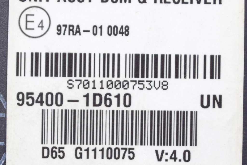 фото №6, Kia carens un кузов комфорт управление unit ecu 95400-1d610 2.0 дизель 103kw 20
