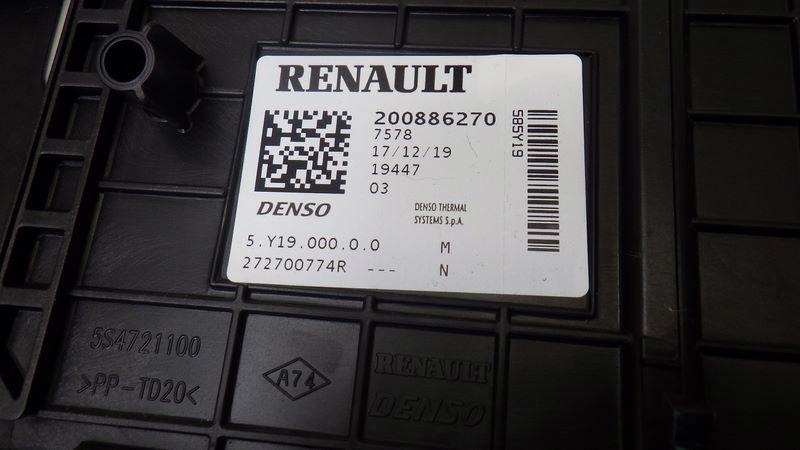 фото №9, Отопитель механическая кондиционер dacia sandero ii stepway 0.9 tce 272700774r