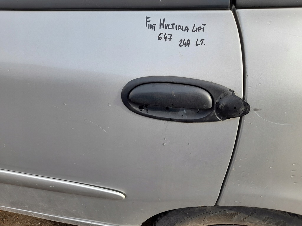 фото №6, Fiat multipla lift двері лівий задня ліва задні 647