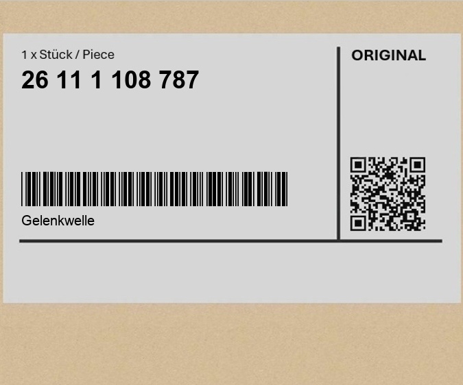 фото №1, Wał приводной bmw 2.5cs-3.0csl