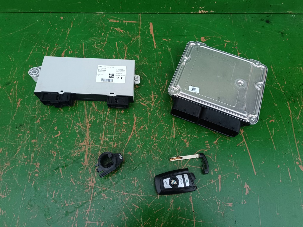 фото №9, Набір стартовий бортовий комп'ютер ключ bmw f10 f11 n47d20c 184 2.0d 520d 8518477