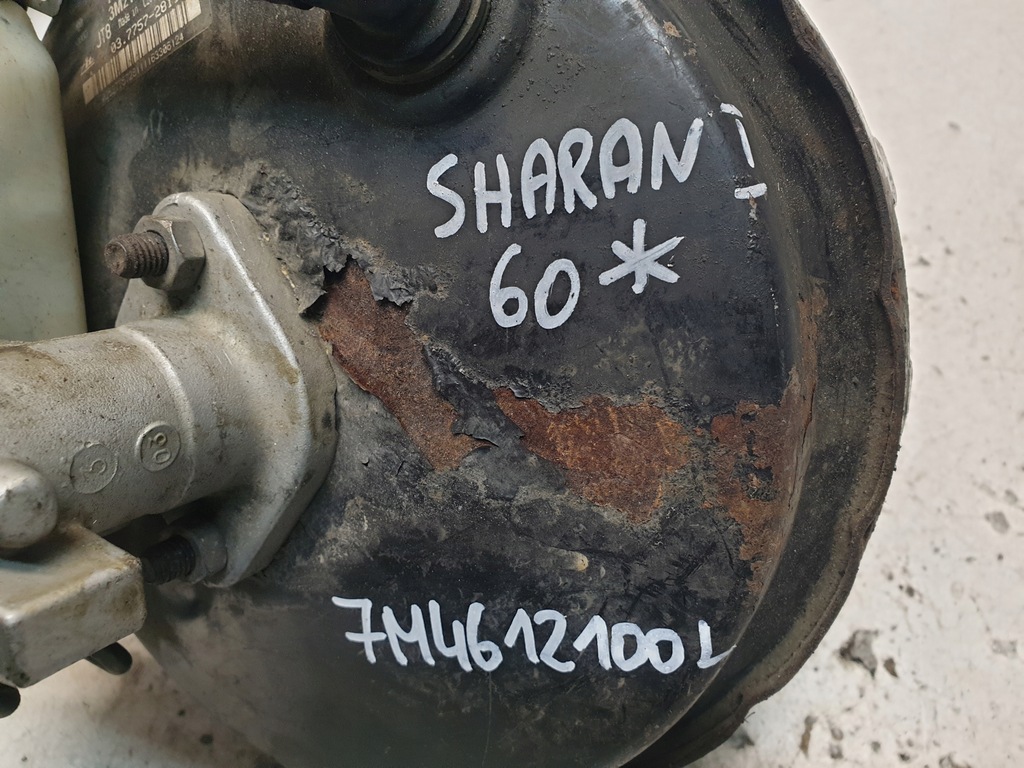 фото №5, Усилитель тормозов насос тормоза vw sharan i 7m4612100l