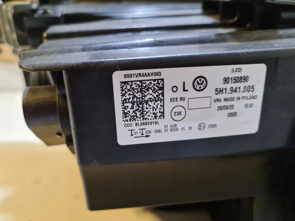 фото №8, Vw golf viii перед лампа передняя комплект kpl