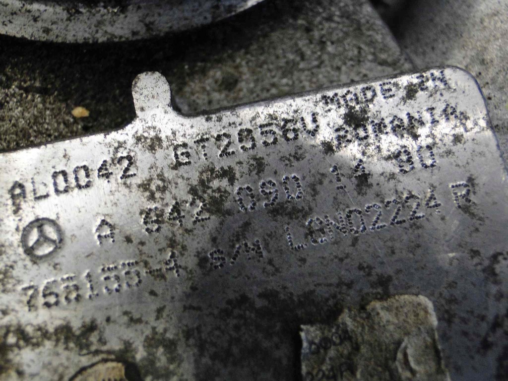 фото №9, Mercedes турбина турбонагнетатель om 642 a6420901480