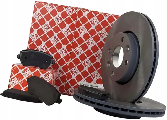 фото №1, Febi гальмівні диски+ гальмівні колодки перед renault clio iii 260mm