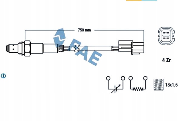 фото №2, Датчик лямбда-зонд volvo s40 i v40 mitsubishi carisma sp