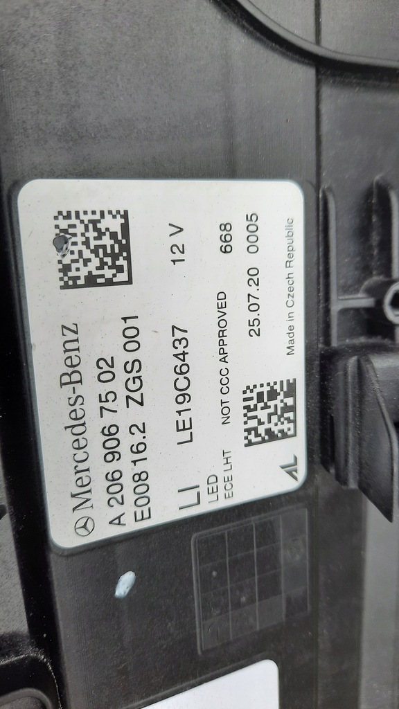 фото №5, Mercedes w206 full led лампа передняя