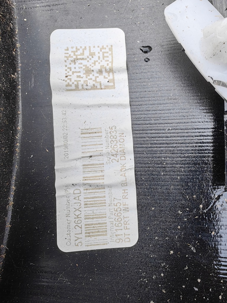 фото №3, Dodge ram 2019- молдинг крила задня