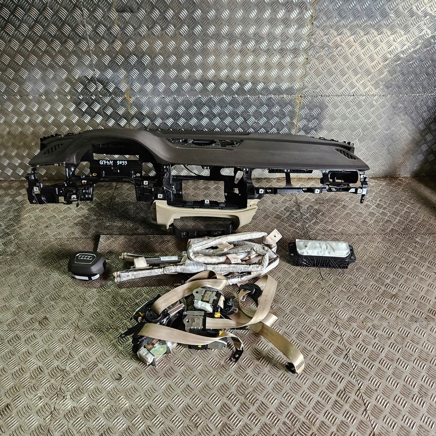 фото №5, Консоль панель приладів подушка безпеки ремені панель приладів audi q7 4m 16r шторка безпеки подушки безпеки