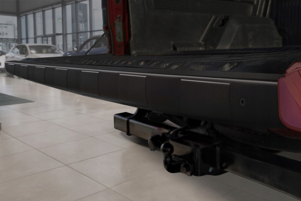 фото №4, Молдинг багажная задняя борт ford ranger v 2011-2022 сталь чёрный