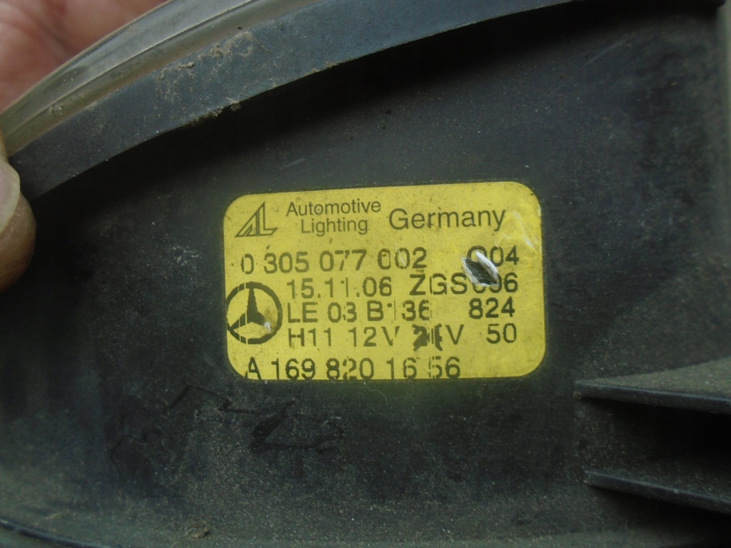 Mercedes w219 рестайлінг  протитуманна фара решітка лівий a2198851523 Київ