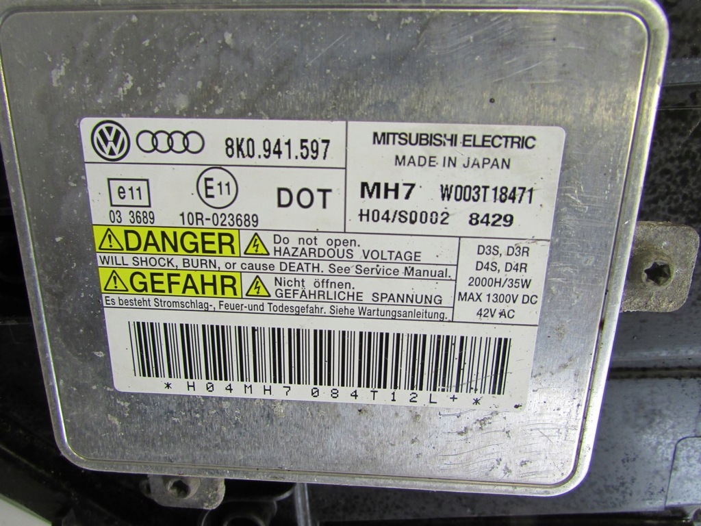 фото №7, Лампа лампи передня перед audi a3 8p lift ксенон