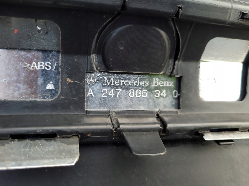 Mecredes gla w247 | бампер диффузор спойлер задний  хром a2478853104 Недорого