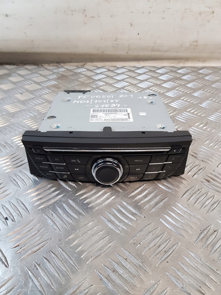 фото №1, Радіо cd 98220655zd peugeot 301 18r-