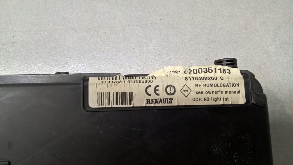 фото №4, Модуль bsi uch renault scenic ii 8200351183
