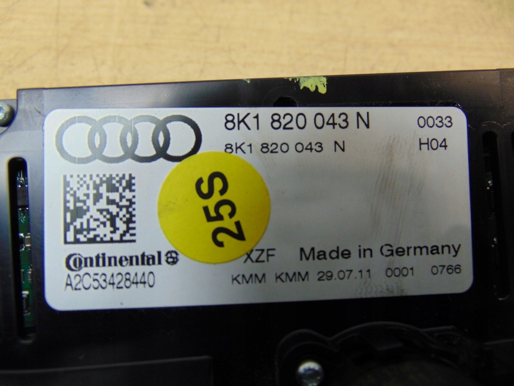 фото №15, Панель управление кондиционера audi a5 lift 8k1820043n