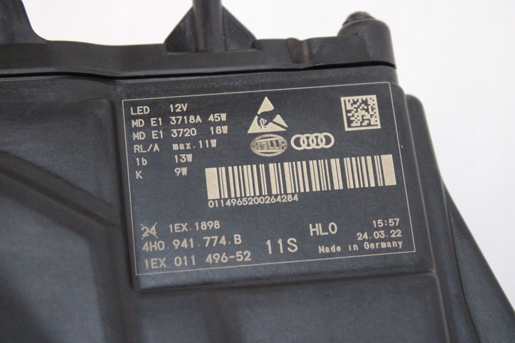 Новая оригинал  фара правый перед full led audi a8 d4 4h0941774b Доставка