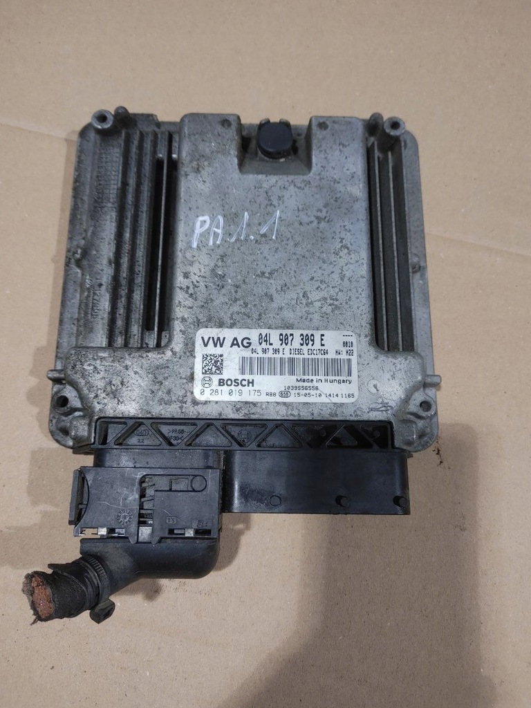фото №1, Бортовий комп'ютер блок керування двигуна skoda rapid 04l907309e