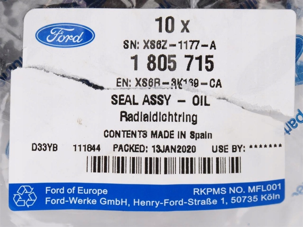 фото №14, Ущільнювач піввісь ford 55mm механічна коробка передач