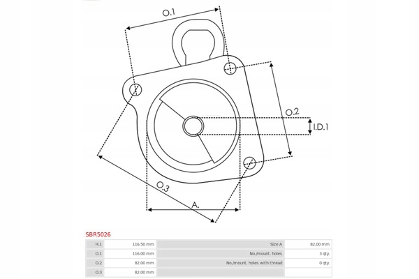 Головка стартер mitsubishi - as-pl Оригинал