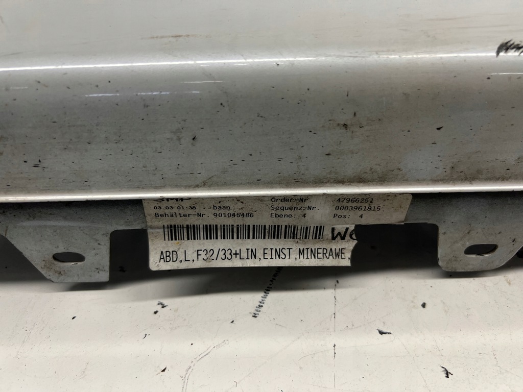 фото №5, Bmw f32 f33 молдинг накладка поріг ліва