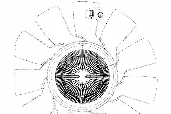 фото №2, Зчеплення вентилятора радіатора scania p g r t dc13.05 #petrolhead pro+ kit4
