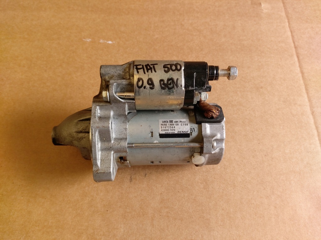 фото №1, Fiat 500 стартер 51872564