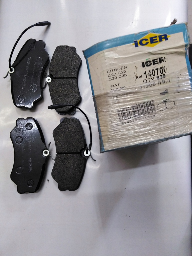 фото №1, Icer 140700-700 набір гальмівних колодок гальмівних, гальма дискові