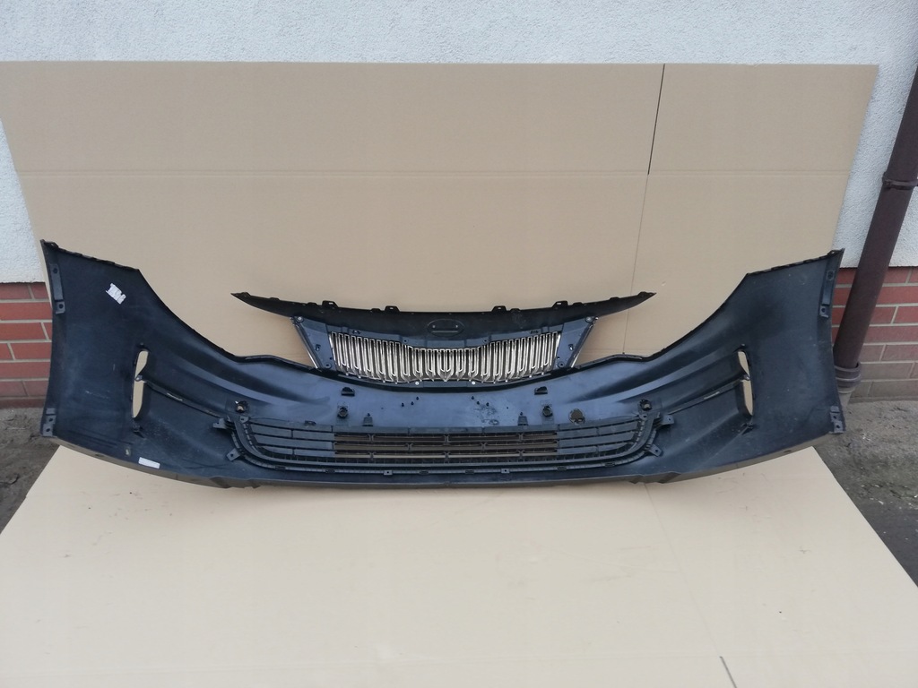 фото №12, Kia optima iv 15-18 бампер передний решётка радиатора super hit