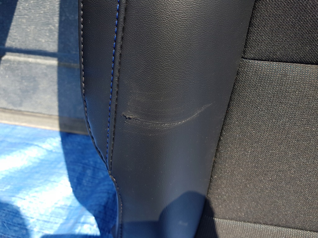 фото №13, Mg 4 eh32 сиденья обшивки комплект обивка заднее сиденье skórawnętrze