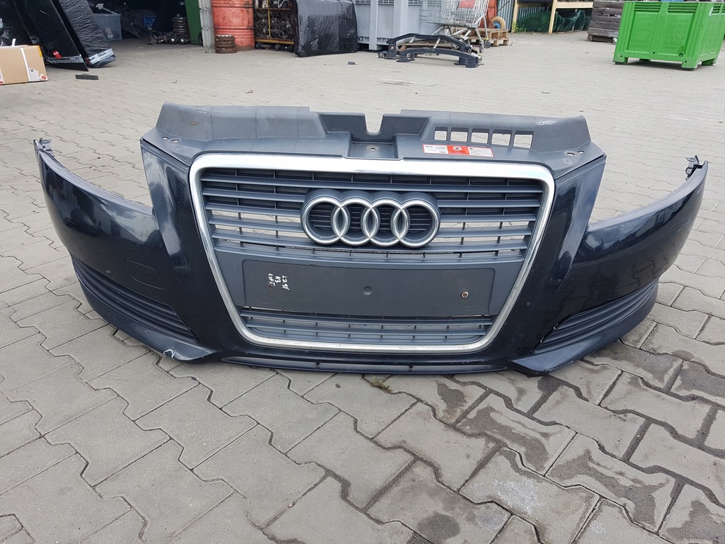фото №1, Audi a3 8p lift 08-12r бампер перед решётка радиатора
