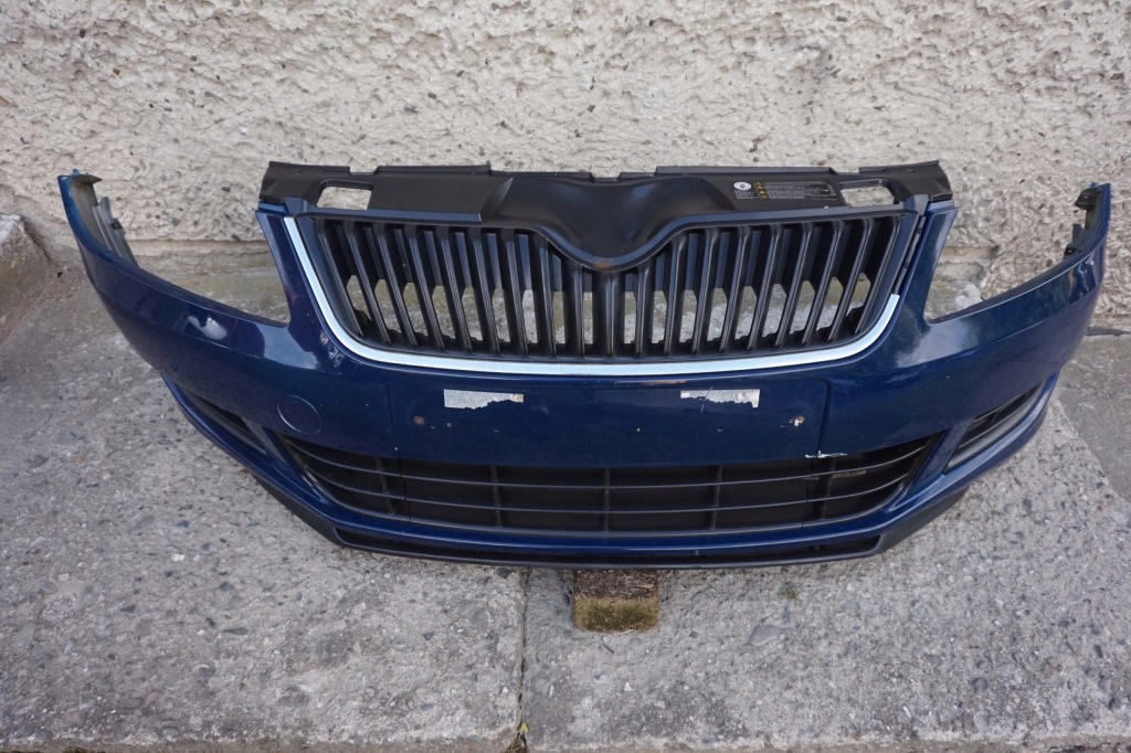 фото №1, Бампер перед передній skoda fabia ii roomster lift 10/14r