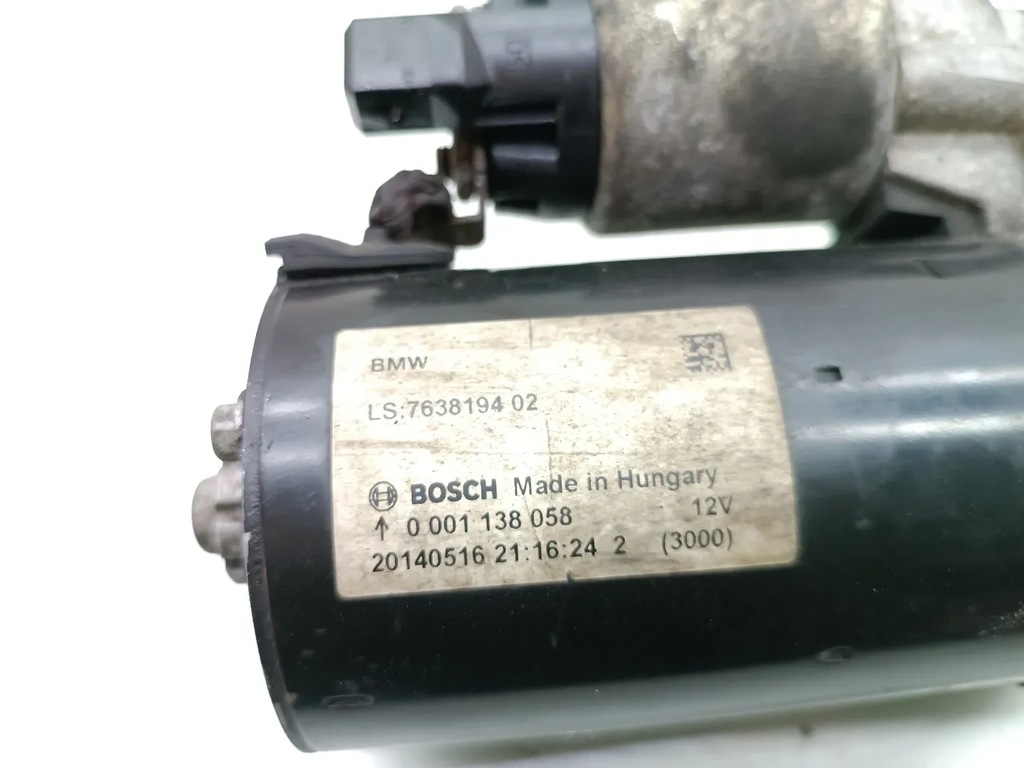 фото №11, Bmw 3 series стартер 320i бензин 135kw 184 hp 7638194 2012 седан